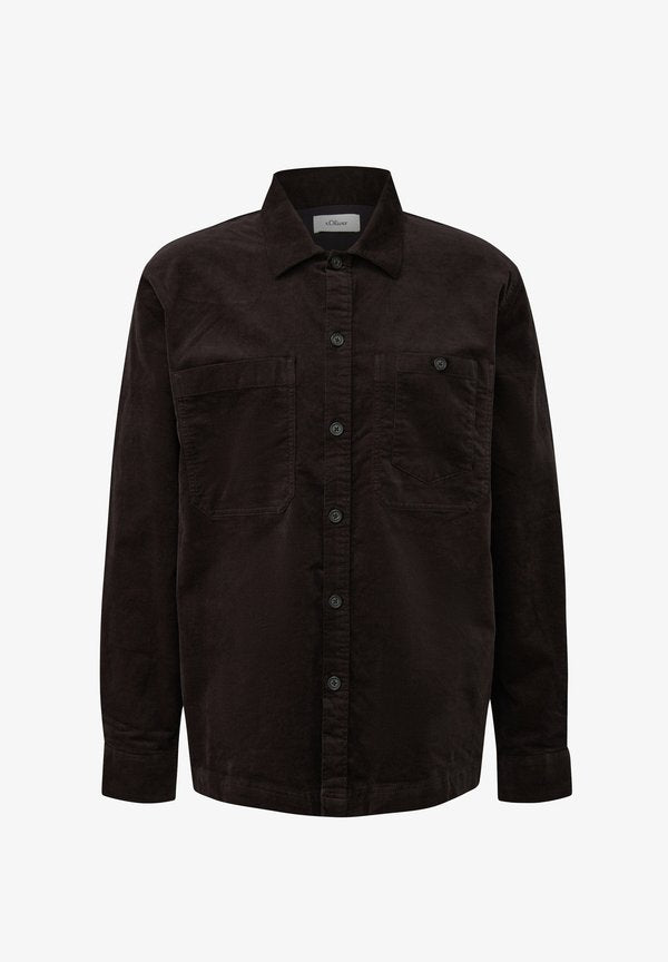 s.Oliver Summer jacket - dunkelbraun