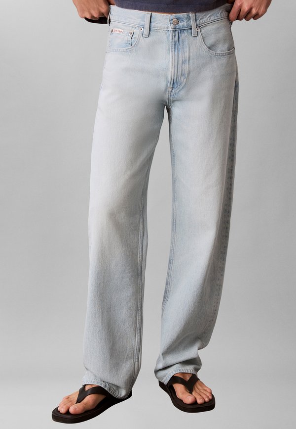 Calvin Klein Jeans 90S STRAIGHT VINTAGE WHISPER LT - Straight leg jeans - vintage whisper