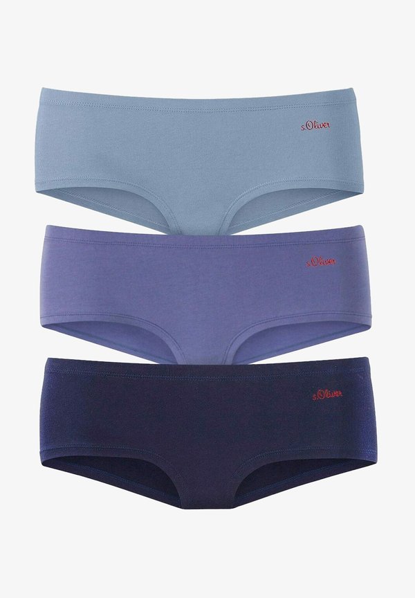 s.Oliver 3 PACK - Hipsters - blaufarben