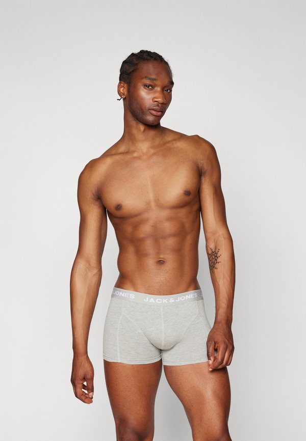 Jack & Jones JACANTHONY TRUNKS 5 PACK - Trunks - navy blazer/navy blazer/black/black/light grey