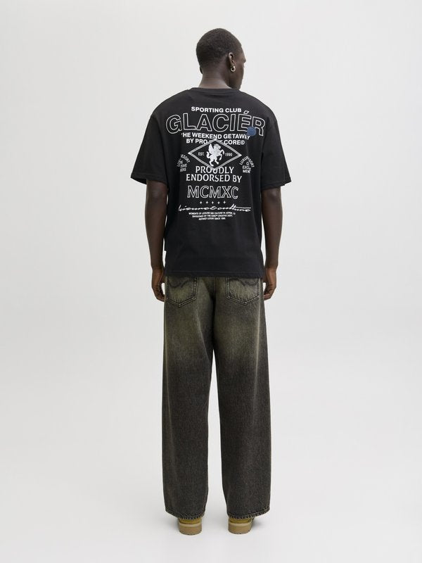 Jack & Jones T- - Print T-shirt - black