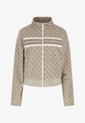 Guess 4G LOGO - Zip-up sweatshirt - mehrfarbig braun