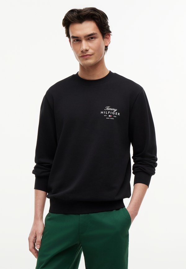 Tommy Hilfiger SCRIPT STACK BRAND LOVE - Sweatshirt - black