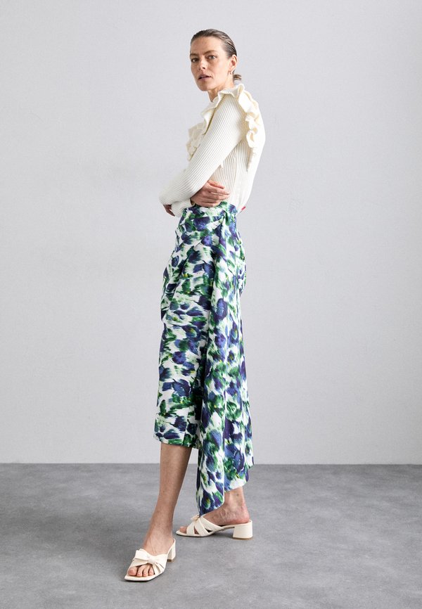 Erdem PENCIL SKIRT WITH DRAPE DETAIL