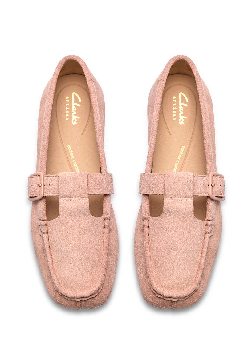 Clarks Originals CLARKS DAMEN - SLIPPER & MOKASSIN FRECKLE TBAR ROSE 37,5