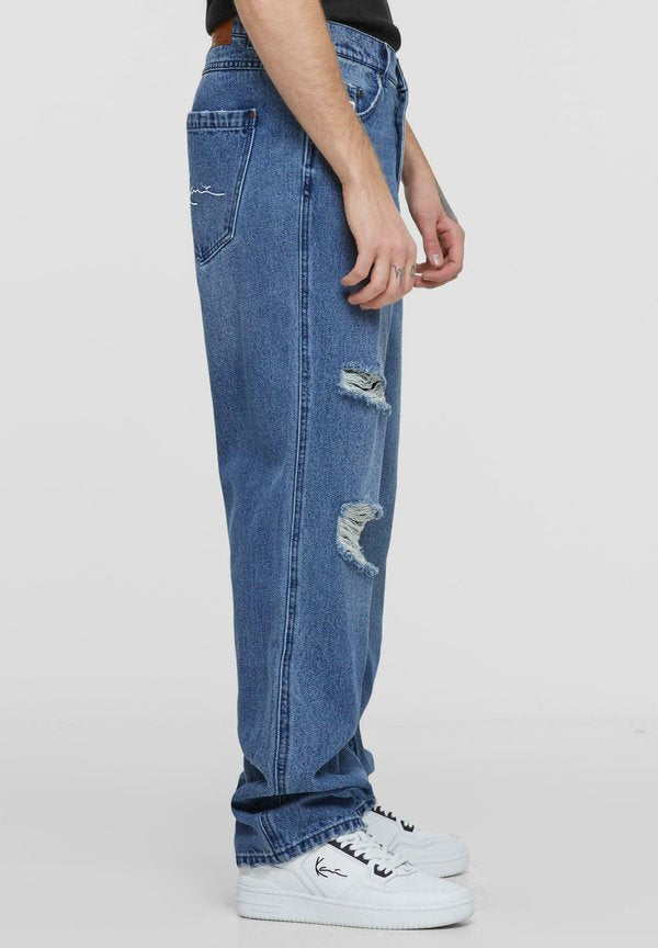 Karl Kani SMALL SIGNATURE BAGGY FIVE POCKET HEAVY DISTRESSED