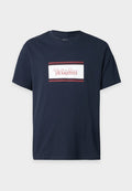 Jack & Jones JJBUSTER TEE CREW NECK  - Print T-shirt - navy blazer