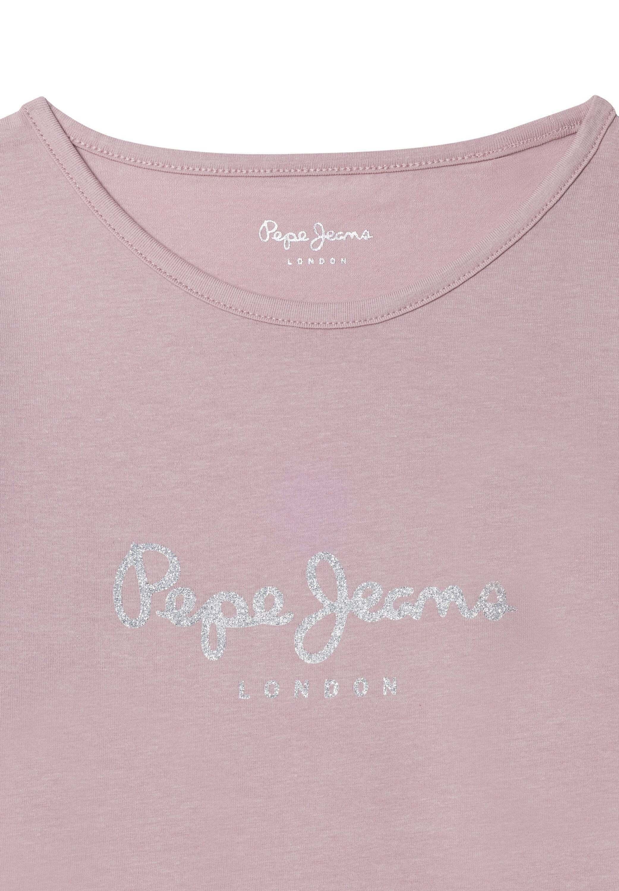 Pepe Jeans PEPE JEANS BASIC T-SHIRT HANA GLITTER N