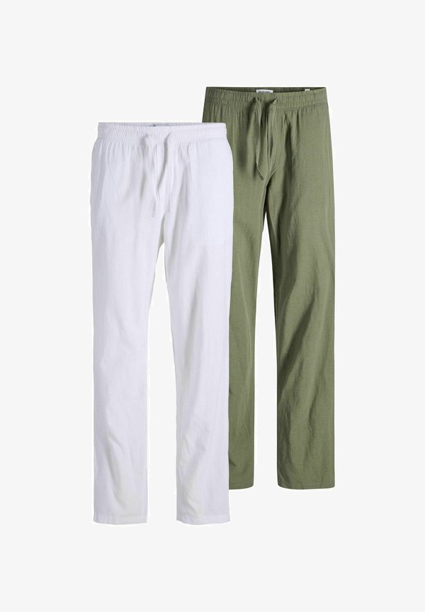 Jack & Jones 2 PACK - Trousers - bright white