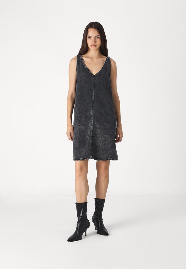 ONLY ONLBARBARA DRESS  - Denim dress - grey denim