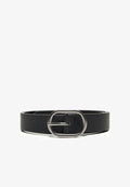Bershka OVAL- BELT - Belt - black