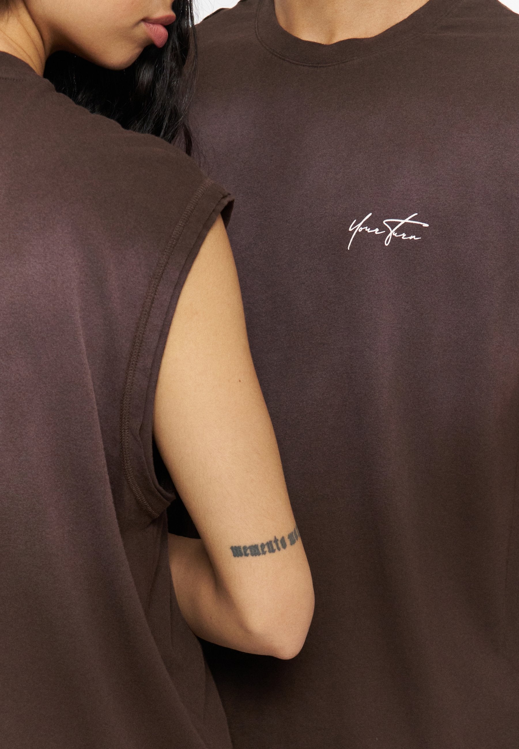 YOURTURN DROP SHOULDER TANK TOP