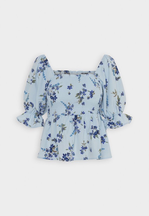 Vero Moda VMLUCA SMOCK - Blouse - skyway