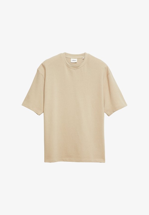 s.Oliver T-SHIRT - Basic T-shirt - beige