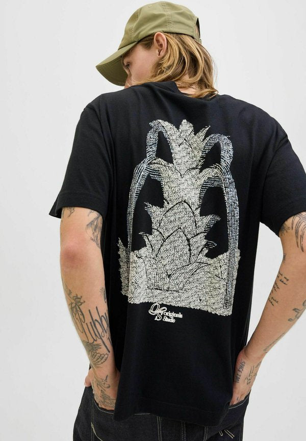 Jack & Jones T- - Print T-shirt - black