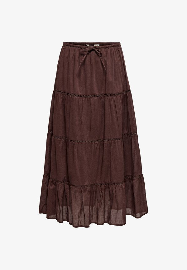 ONLY ONLISA Long - Maxi skirt - puce