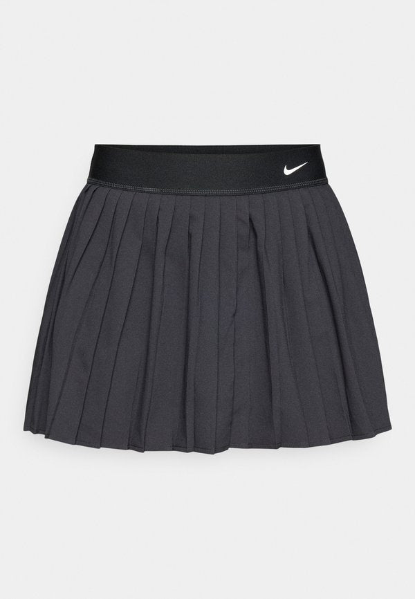 Nike Performance VICTORY SKIRT PLEATED - Sports skirt - black/white