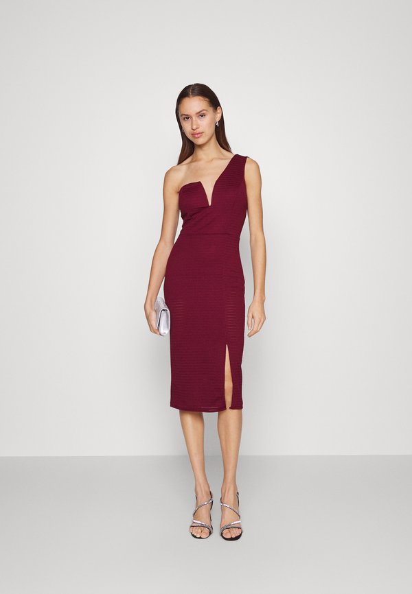 WAL G. BRO ONE SHOULDER MIDI