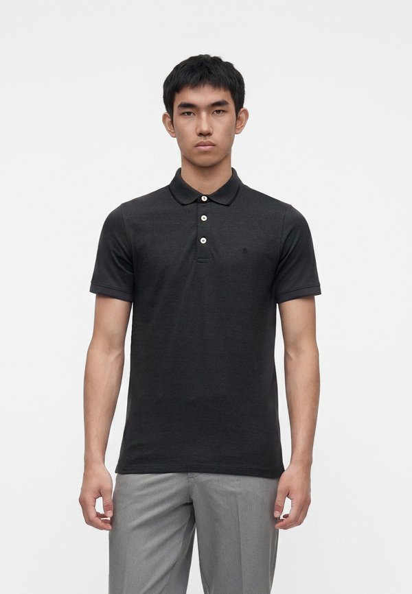 Jack & Jones JJEPAULOS POLO SS NOOS - Polo shirt - dark grey melange