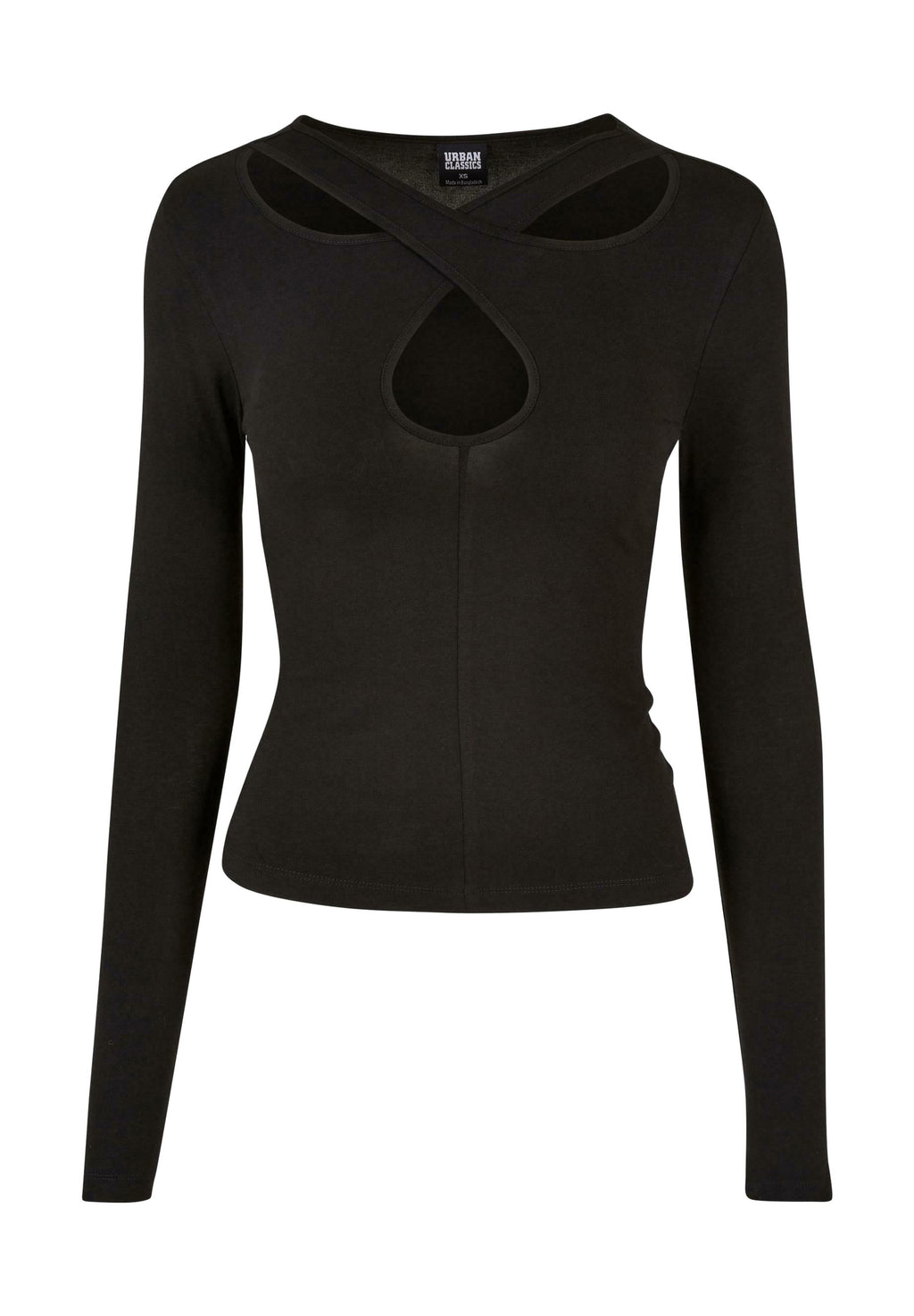 Urban Classics CROSSED CUT OUT LONGSLEEVE