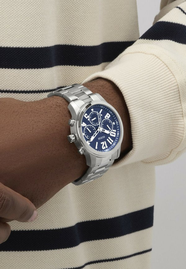 Guess PARKER - Chronograph watch - silver-tone
