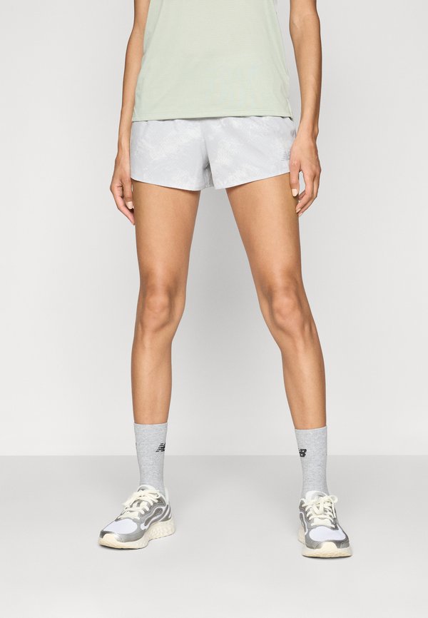 New Balance PRINTED SHORT - Sports shorts - grey matter