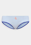 Calvin Klein Swimwear HIPSTER GRAPHIC MONOGRAM - Bikini bottoms - breezy blue