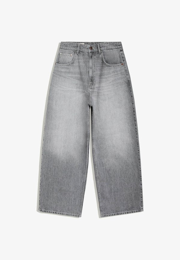 Bershka SUPER BAGGY - JEANS - Baggy Jeans - grey