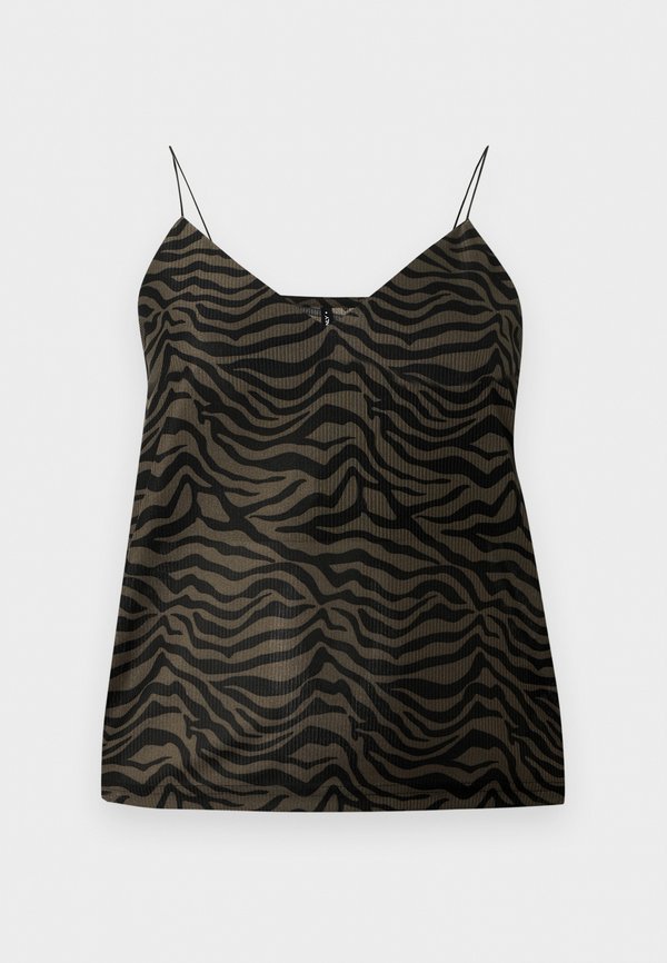 ONLY ONLROSA SINGLET - Top - black/smoke olive