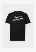 Tommy Hilfiger SUMMER TEXT GRAPHIC TEE - Print T-shirt - black