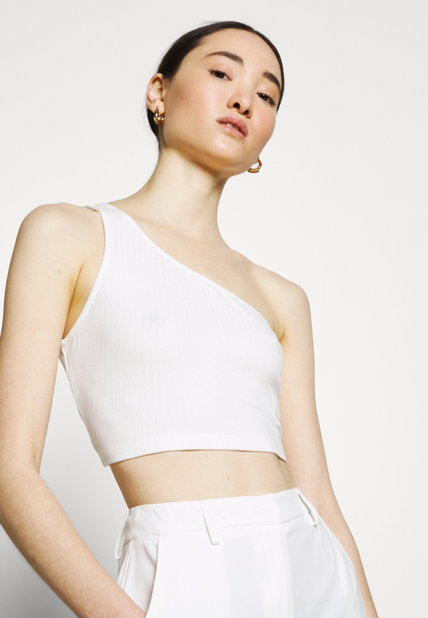 Glamorous 2 PACK ONE SHOULDER CROP