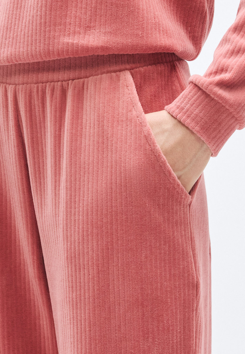 Anna Field RIBBED VELOUR LOUNGE SET