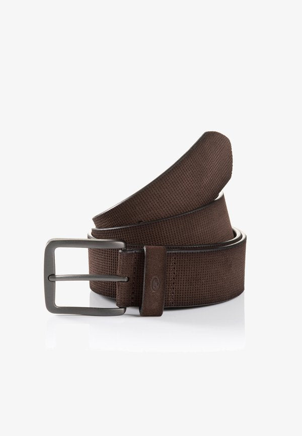 TOM TAILOR TTBART - Belt - dark brown uni