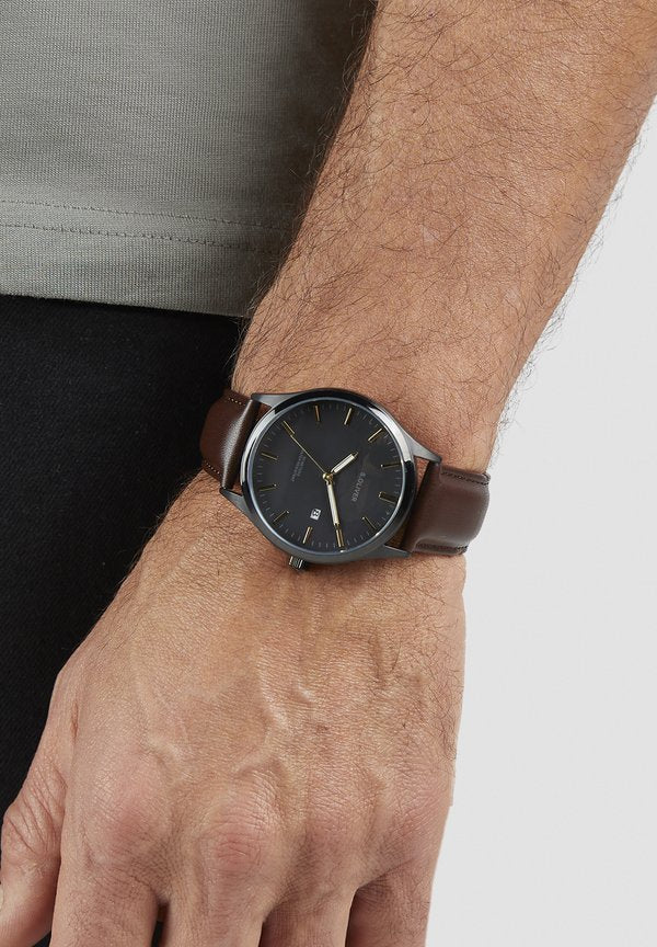 s.Oliver CLASSIC ROUND - Watch - schwarz