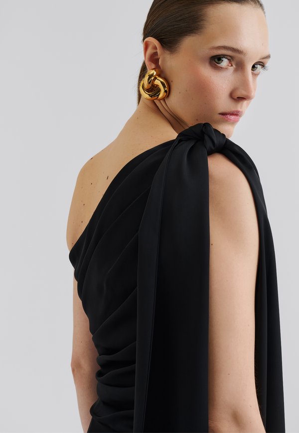 Malina NELLY DRAPED ONE SHOULDER MINI DRESS