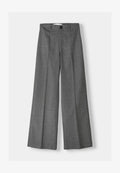 Bershka WIDE-LEG TAILORED - Trousers - grey