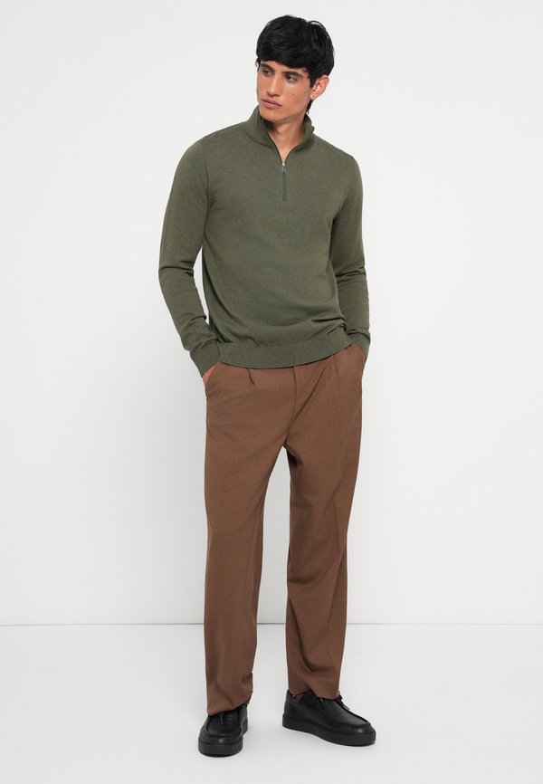 Selected SLHBERG LS HALF ZIP NOOS