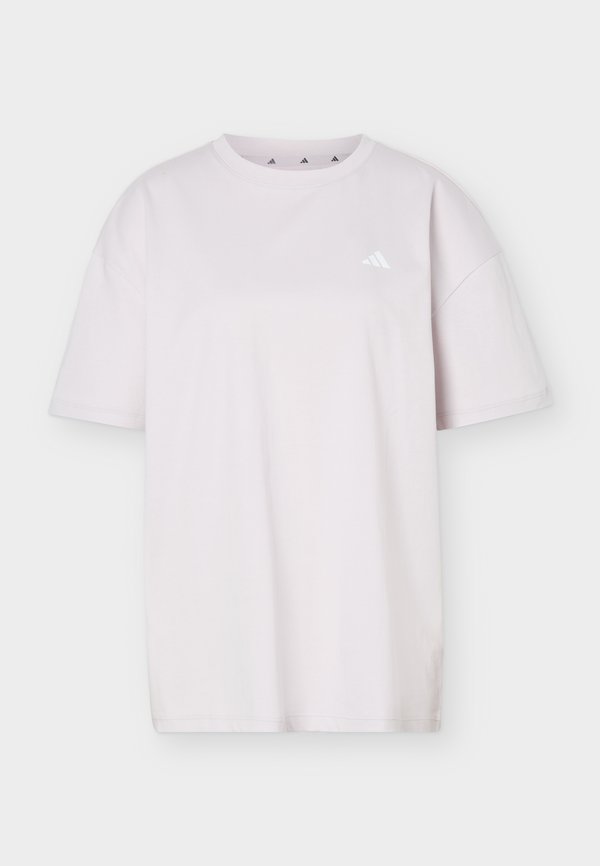 adidas Performance POWER ESSENTIALS WORKOUT OVERSIZED - Basic T-shirt - ice purple
