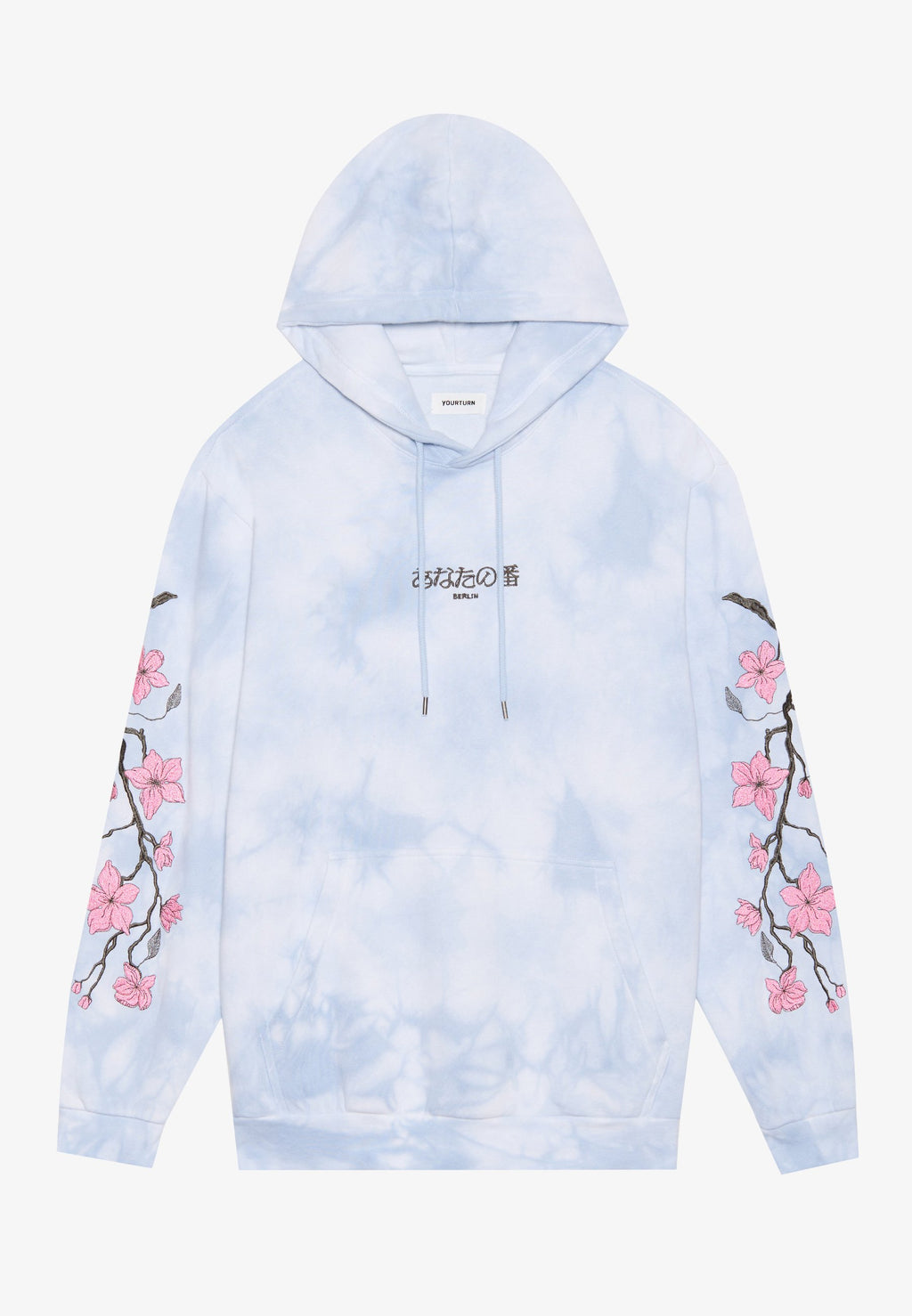 YOURTURN UNISEX RELAXED FIT TIE DYE HOODIE