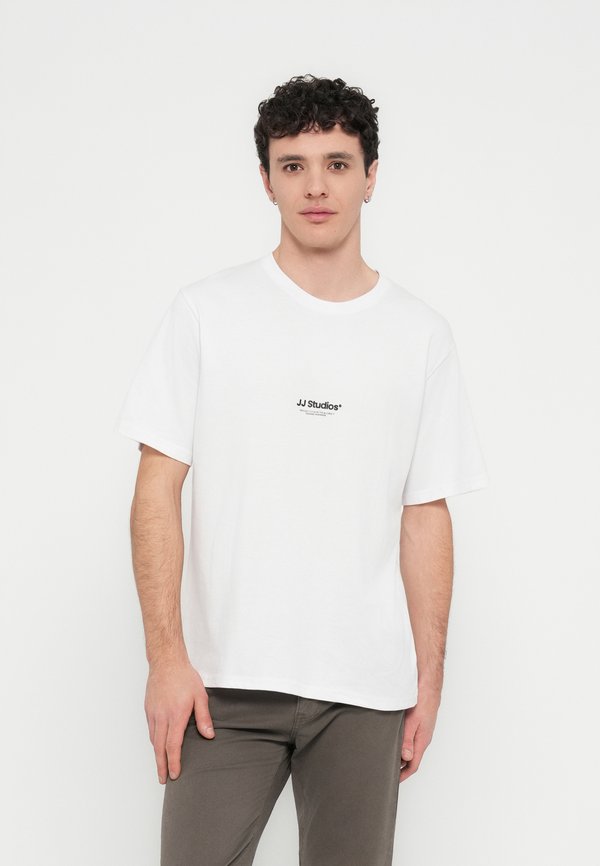 Jack & Jones JJESOHO TEE SS CREW NECK NOOS - Print T-shirt - white
