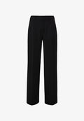 s.Oliver REGULAR MIT BÜGELFALTEN - Trousers - schwarz