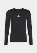 adidas Performance TEAM BASE TEE - Long sleeved top - black