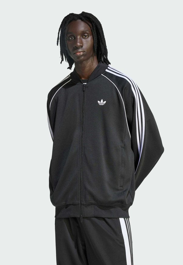 adidas Originals SST TT LOOSE - Bomber Jacket - black   white