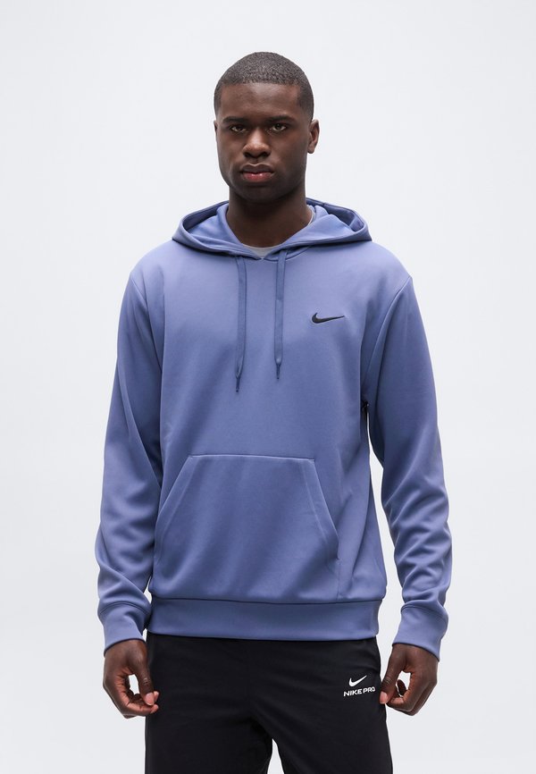 Nike Performance M NK DF UV FLEX FLC PO HD - Hoodie - diffused blue/black