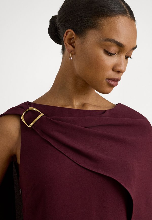 Lauren Ralph Lauren CAPE GEORGETTE COCKTAIL DRESS