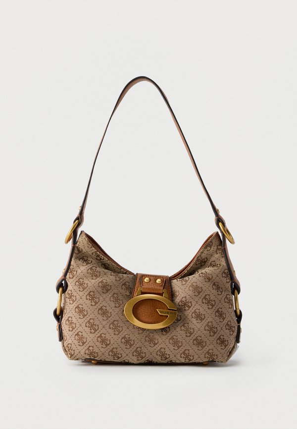 Guess CAMDEN MINI - Handbag - beige