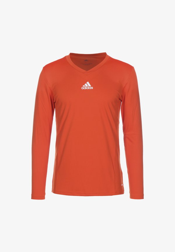 adidas Performance TEAM BASE TEE - Long sleeved top - team orange
