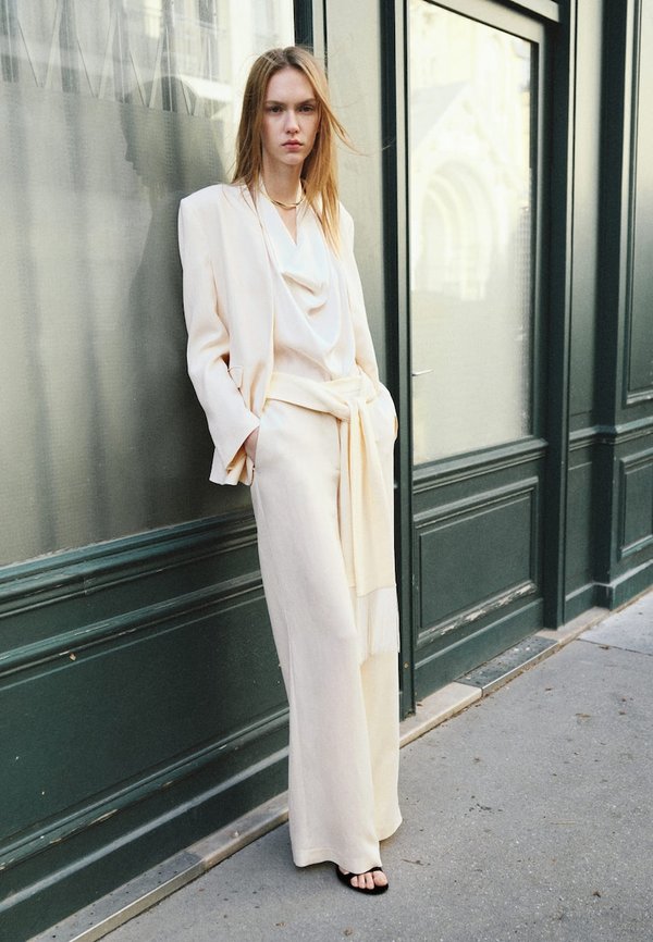 Mango ADULT - Trousers - beige