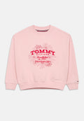 FLOCK LOGO TERRY CREW NECK SWEATSHIRT Media 1