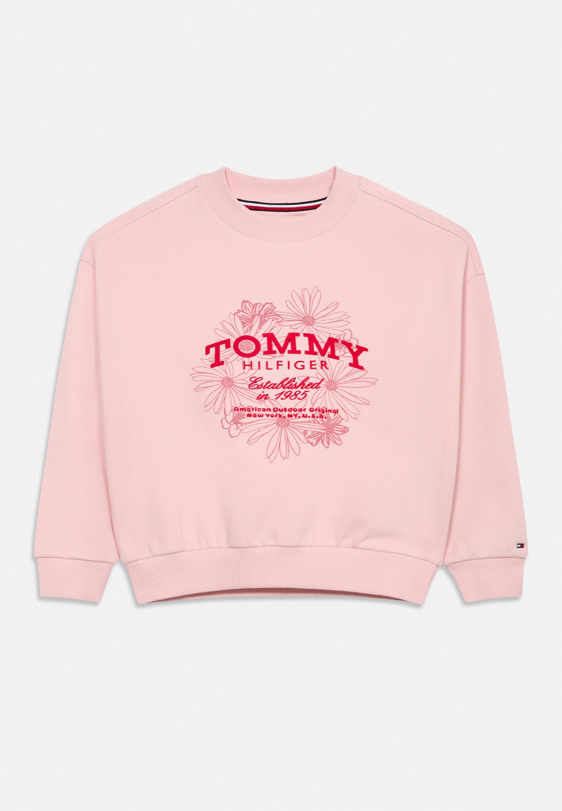 FLOCK LOGO TERRY CREW NECK SWEATSHIRT Media 1